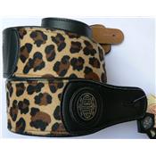 COURROIE GUITARE GAUCHO LEOPARD