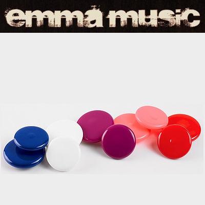 PAIRE DE PROTECTION/HABILLAGE EMBOUTS POUR BATON MAJORETTE BLANC