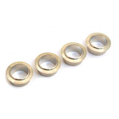 4 RONDELLES DE MECANIQUES BASSE NICKEL A ENFONCER 17,5mm BUSHINGS