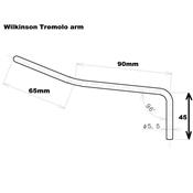 TIGE DE VIBRATO STRAT 5.5mm WILKINSON CHROME