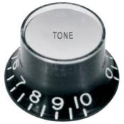 1 BOUTON REFLECTOR NOIR SOMMET ARGENT IMPORT TONE