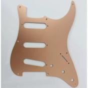PICKGUARD FENDER STRAT 8 TROUS GOLD ANODIZED