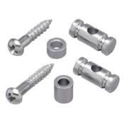 2 GUIDE CORDES CYLINDRIQUE GOTOH CHROME