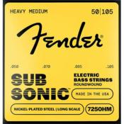 CORDES BASSE 4 CORDES FENDER SUBSONIC 7250HM 50-105