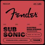 CORDES BASSE 4 CORDES FENDER SUBSONIC 7350M 45-105