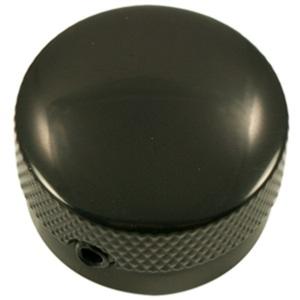 1 BOUTON WD CRANTE ALUMINIUM NOIR 6.35mm