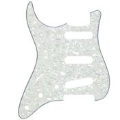 PICKGUARD SSS STANDARD WHITE MOTO PEARL GAUCHER