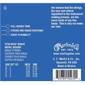 CORDES BANJO 5 CORDES BLUEGRASS MARTIN V730