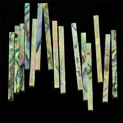 15 FILETS/PURFLING ABALONE 1.6x1.6x25mm DROITS