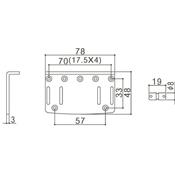 CHEVALET BASSE DORE TRADITIONNEL VINTAGE GOTOH