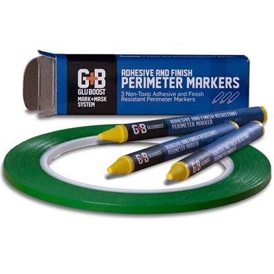 KIT GLUBOOST 3 MARQUEURS + ADHESIF POUR TRAVAUX PRECISION