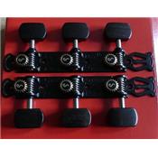 SCHALLER LYRA GRANDTUNE CLASSIC NOIR SATIN EBENE AXES BLANCS