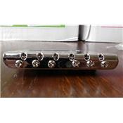 CHEVALET TELE MODERNE CHROME 6 PONTETS DECALES