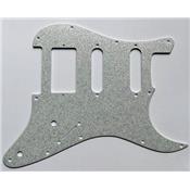 PICKGUARD STRAT SSH ARGENT PAILLETE HUMBUCKER AVEC CAPOT
