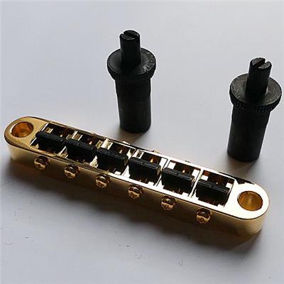 CHEVALET TUNOMATIC GE103B-T-G GOTOH DORE 74/6.5mm PONTETS RIVETS NOIRS