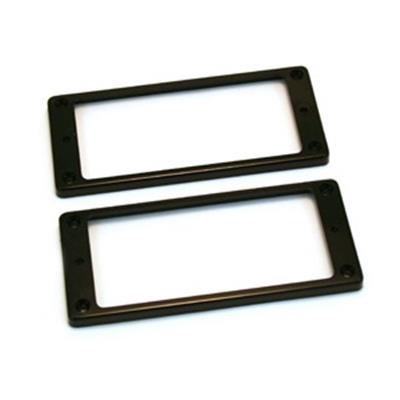 SET 2 CONTOURS MICROS NOIRS PLATS GUITARE 7 CORDES SLANTED