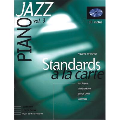 STANDARD A LA CARTE - PIANO JAZZ VOL.3 + CD - PIANO