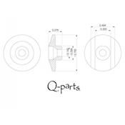 1 GUIDE CORDES ROUND BASSE Q-PARTS RELIC + VIS