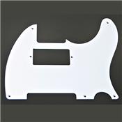 PICKGUARD TELE BLANC 5 TROUS H HUMBUCKER HOSCO