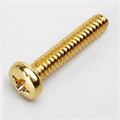 2 VIS DOREES SELECTEUR MICROS US TETE RONDE LONGUES