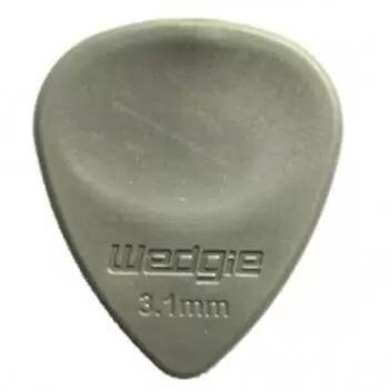 3 MEDIATORS WEDGIE PICKS RUBBERS 3.1mm SOFT