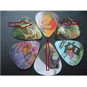 1 MEDIATOR HOT PICKS HOLOGRAMME WINNIE L'OURSON