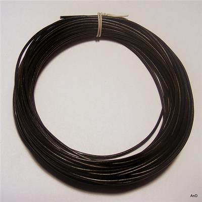Silicon Wire for Strat black 50cm