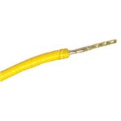 FIL CABLAGE MICRO PVC JAUNE (1 mètre)