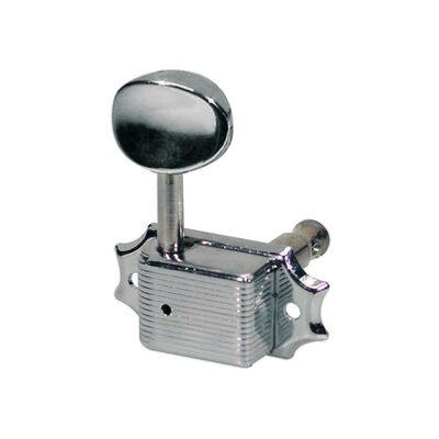 MECANIQUES 3x3 GUITARE BOSTON TYPE SD90 CHROME BOUTON OVALE