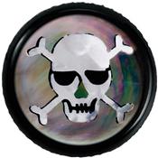 1 BOUTON DOME ROUND WARWICK NOIR SKULL