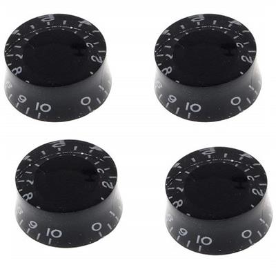 4 BOUTONS LOUPE NOIRS INCURVE US