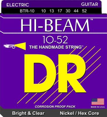 CORDES GUITARE 6 CORDES DR STRINGS HI-BEAM 10-52