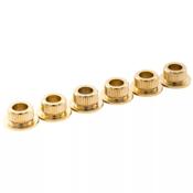 6 RONDELLES DE MECANIQUES A ENFONCER DOREES 10.2x14x7.8mm