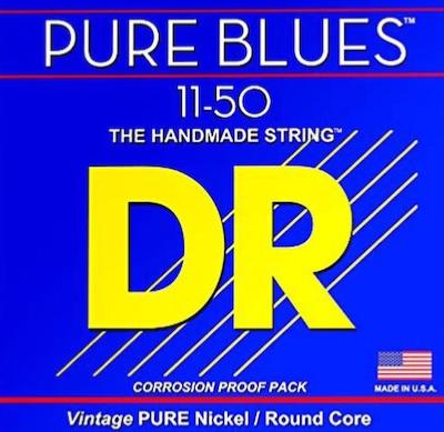 CORDES GUITARE 6 CORDES DR STRINGS PURE BLUES 11-50