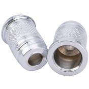 6 FERRULES GUITARE CHROME 6,5mm