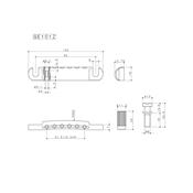 CORDIER TAILPIECE GOTOH GE101Z CHROME