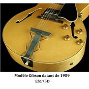 CORDIER STYLE GUITARE GIBSON ES175 CHROME