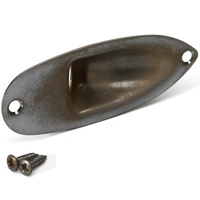 EMBASE JACK GUITARE ELECTRIQUE CHROME GOTOH JCS-1 AGED + VIS US