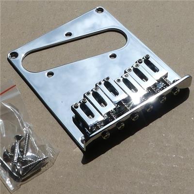 CHEVALET TELE MODERNE CHROME 6 PONTETS PLEINS 10.5mm