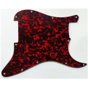 PICKGUARD STRAT 62 NON PERCE TIGER RED