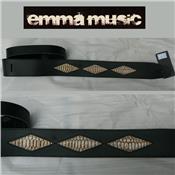 COURROIE GUITARE OU BASSE RENEGADE PYTHON 3 DIAMOND INLAY