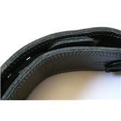 COURROIE GUITARE OU BASSE VIGIER CUIR DELUXE NOIRE