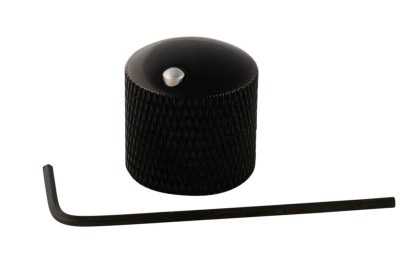 1 BOUTON DOME ROUND NOIR WARWICK AVEC INDICATEUR 6mm