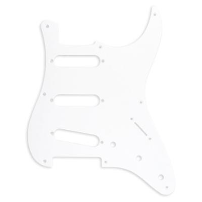 PICKGUARD SSS 8 TROUS BLANC 1 PLI HOSCO