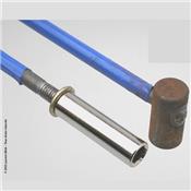 TRUSSROD SINGLE TYPE BASSE FENDER 590mm DIA 8mm M5