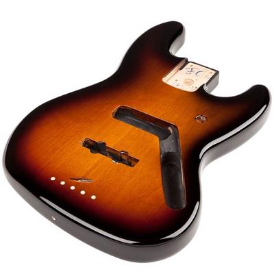 CORPS JAZZ BASS AULNE FENDER SUNBURST MEXIQUE