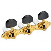 MECANIQUES GUITARE CLASSIQUE SCHALLER HGO1-1 HAUSER DOREES BOUTONS EBENE