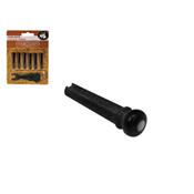 6 CHEVILLES GUITARE BOIS EBENE MOP 5mm PICKBOY