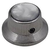 1 BOUTON STRAT COSMO BLACK TOP BLACK PEARL 6mm