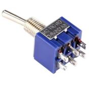 MINI SWITCH ON/OFF/ON TIGE RONDE CHROME